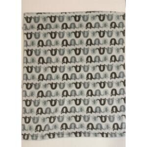 Baby Gear Gray Green Elephant Baby Blanket Lovey Fleece Security Blankie Kids